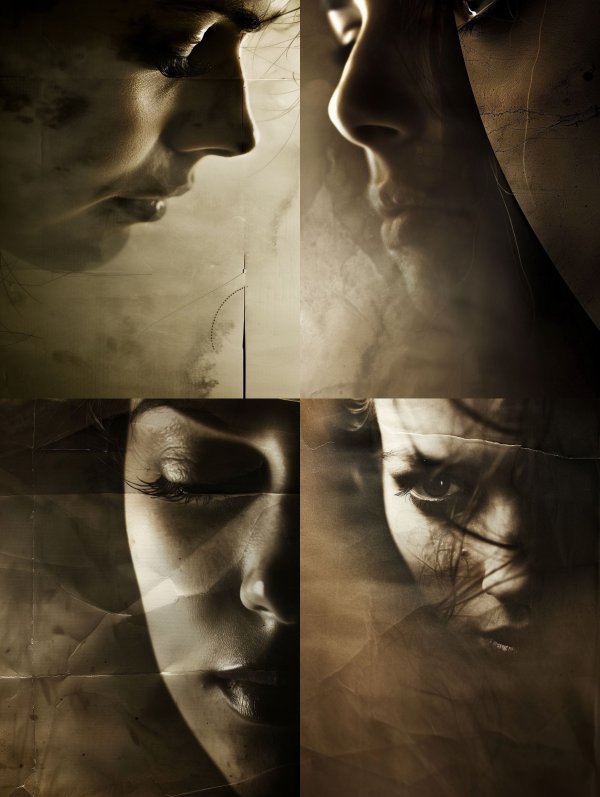 Sepia Shadow Portrait