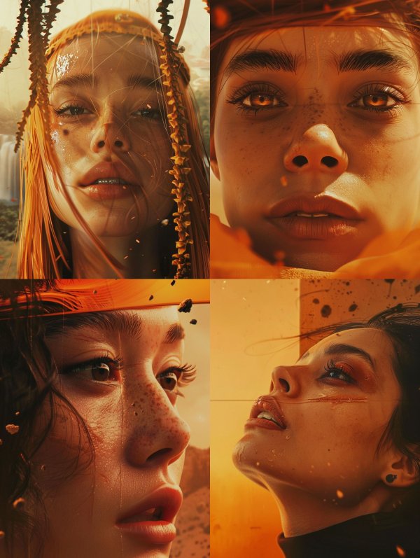 Golden Hour Desert Portraits