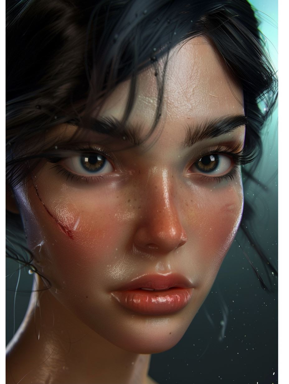 Mystic Gazes: Digital Portrait Series - Image 2