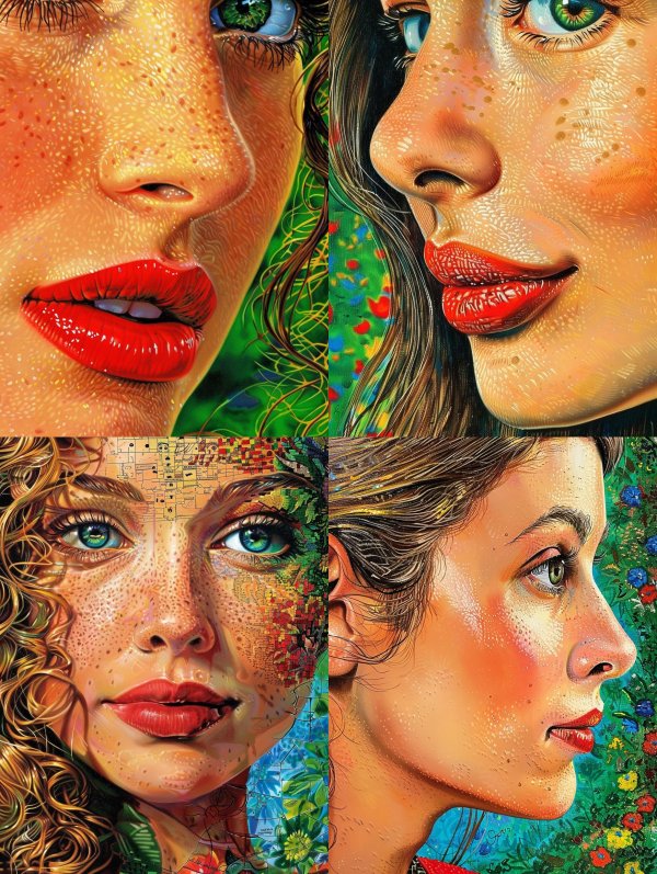 Vibrant Visions of Freckled Beauty