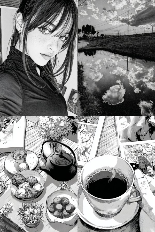 Melancholy Moments in Monochrome