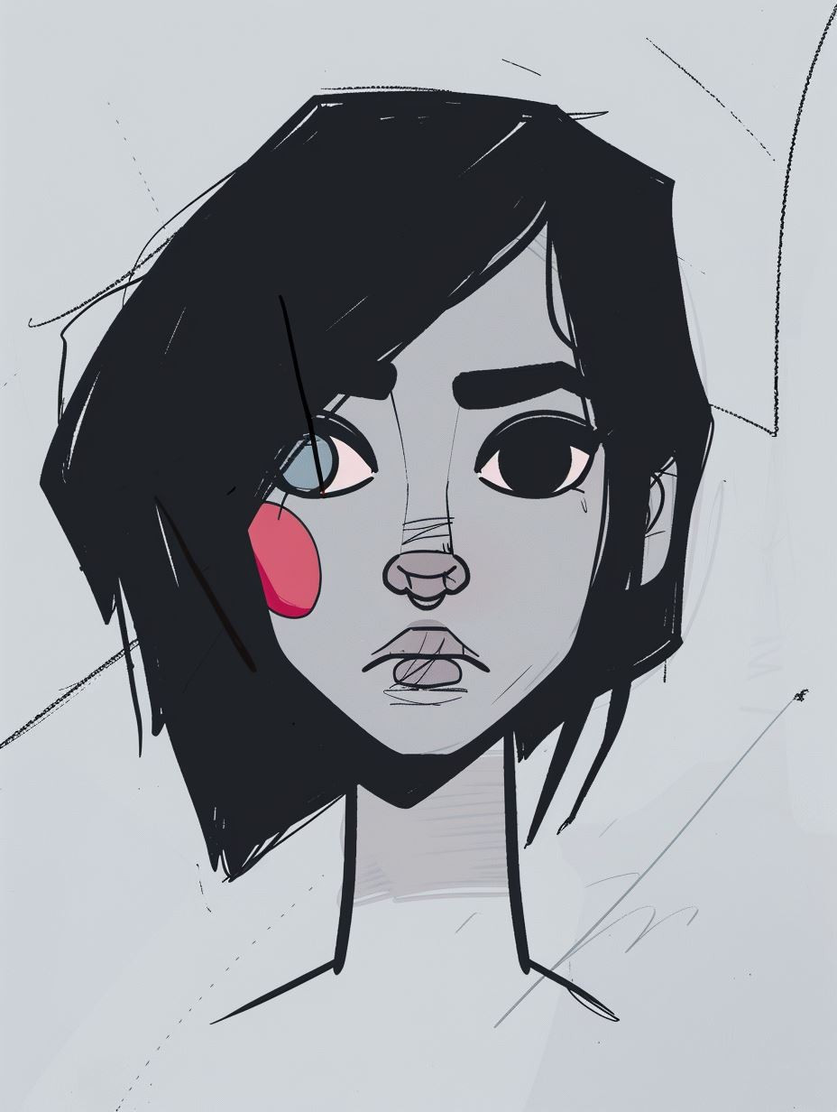 Emotional Echoes: Digital Portrait Studies - Image 2