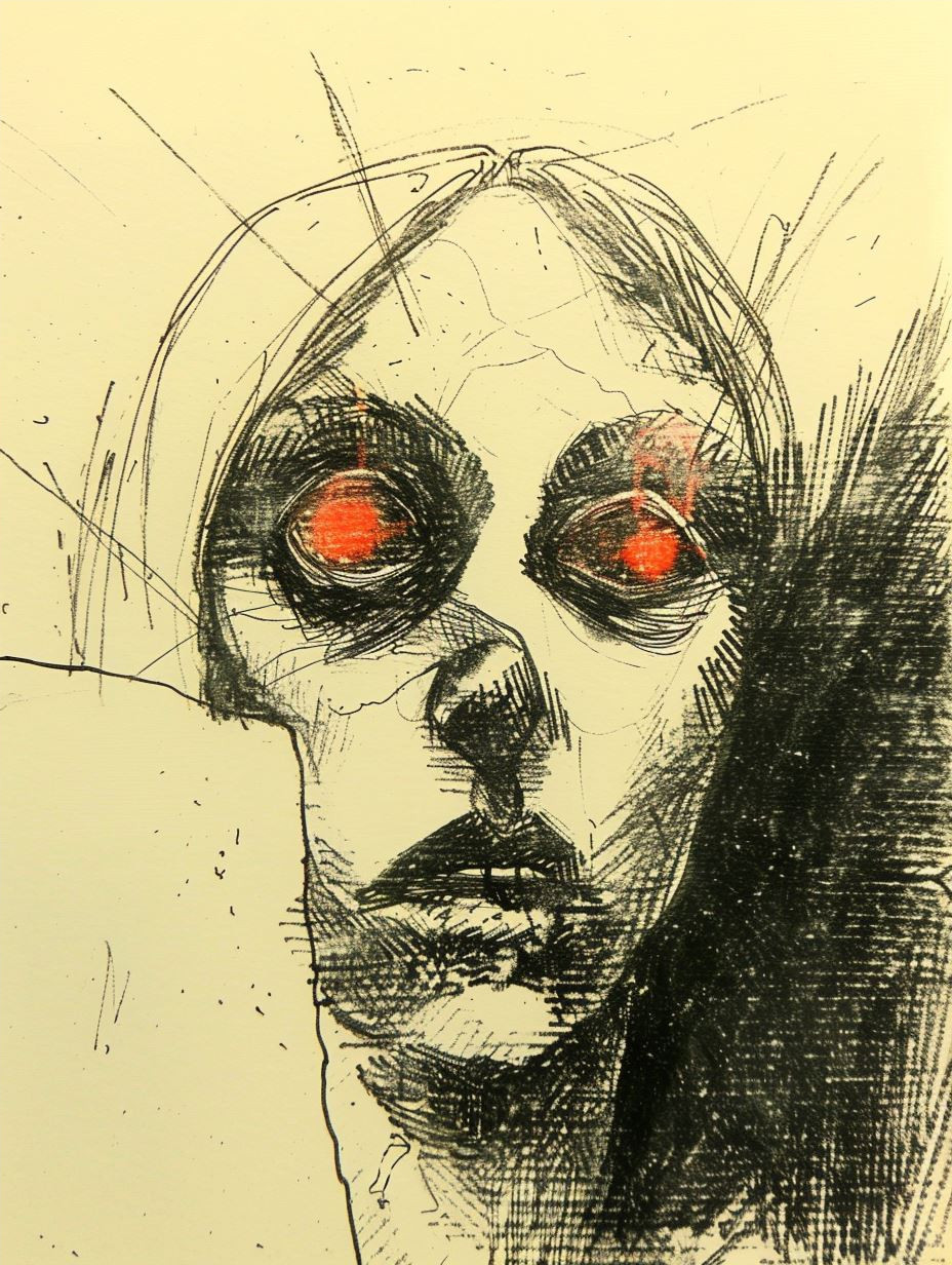 Haunting Charcoal Portrait Studies - Image 4