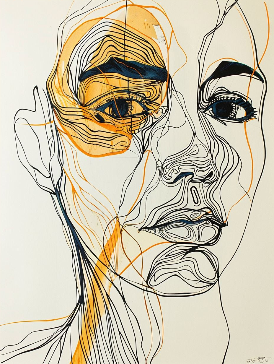 Fluid Linear Portrait Studies - Image 4