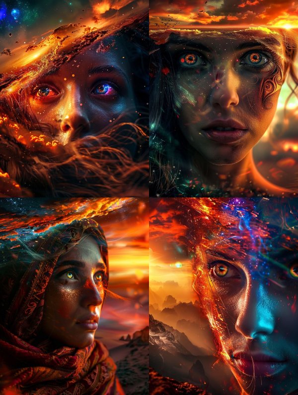 Cosmic Dualism Portrait