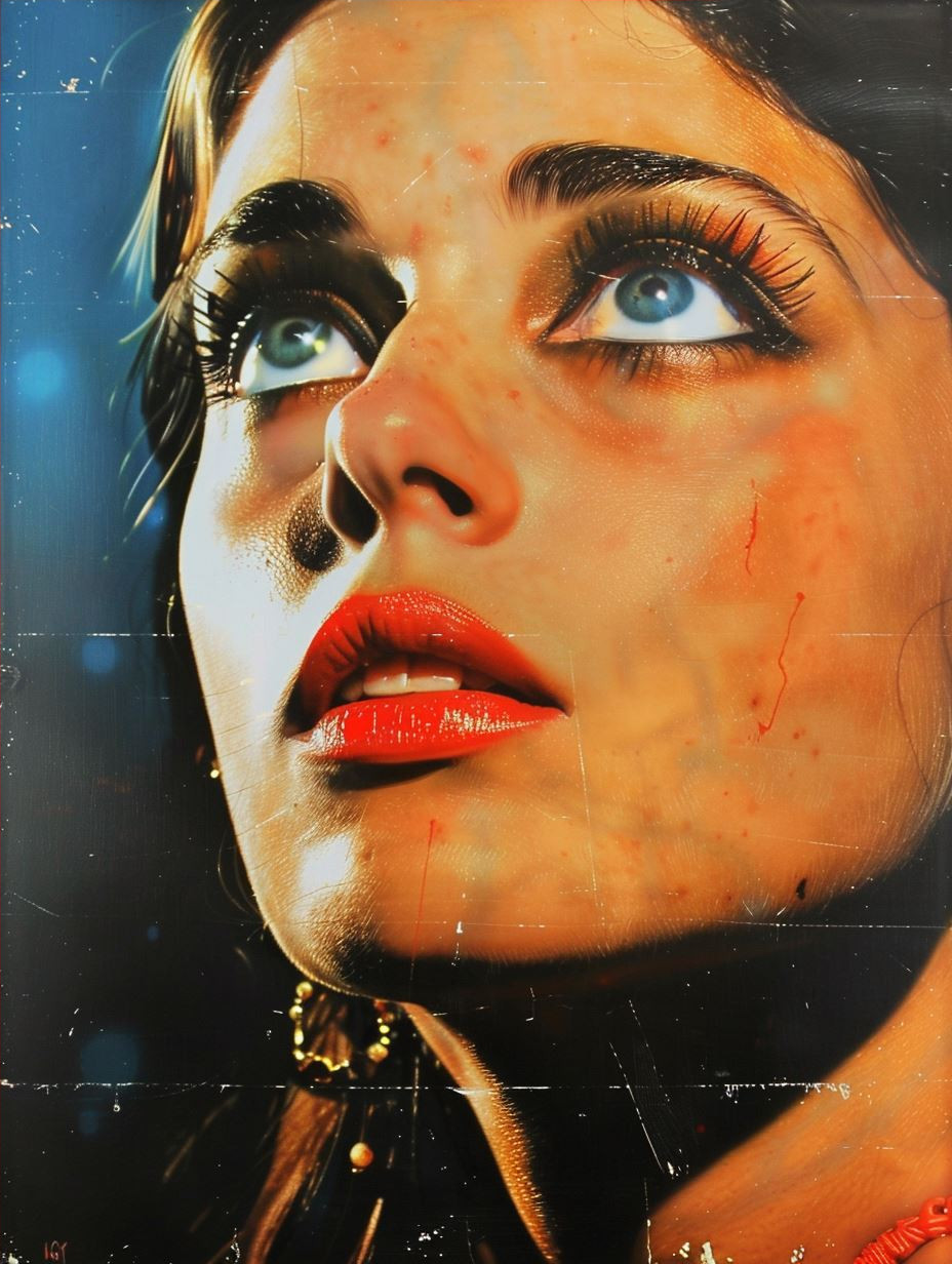 Noir Gloss High Contrast Portrait - Image 4
