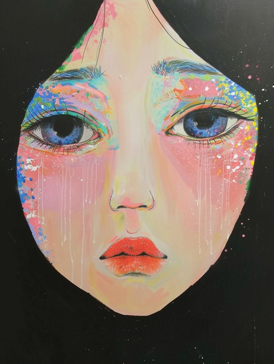 Ethereal Prism Portrait Art - Image 2