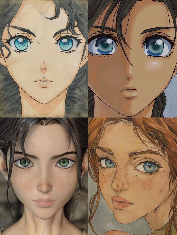 Evolution of Digital Anime Portraits