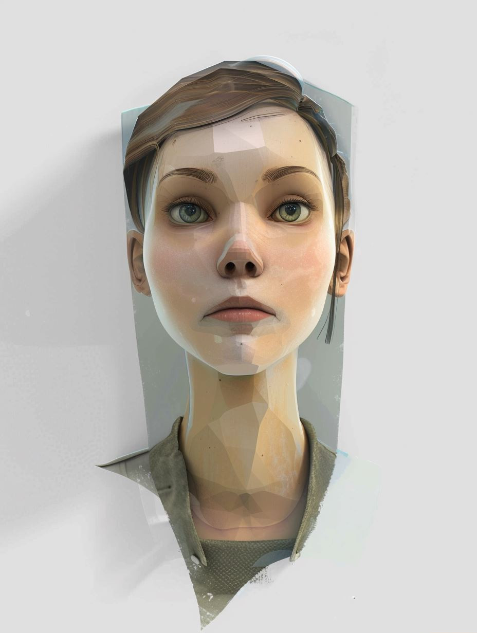 Fragmented Digital Portrait Studies - Image 1