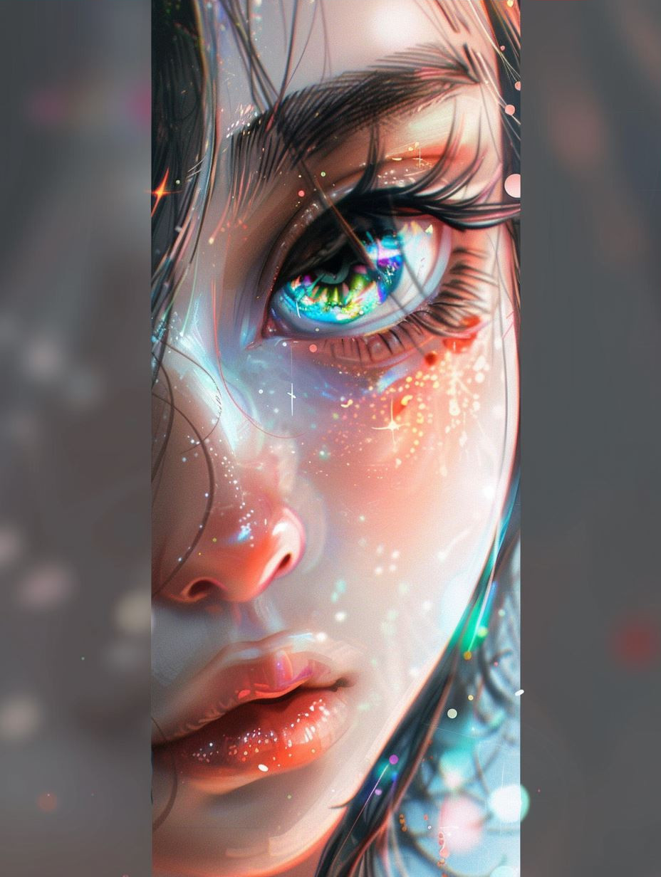 Ethereal Gaze of Crystal Dew - Image 3