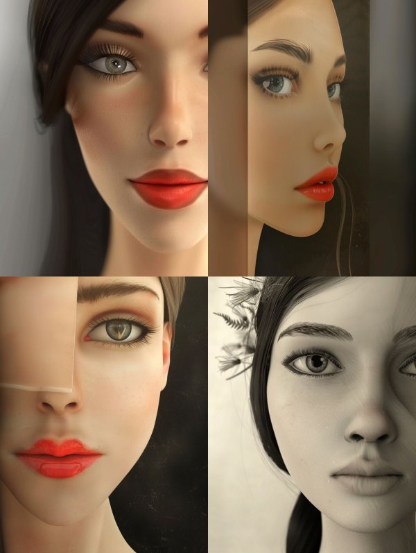 Fragments of Feminine Beauty
