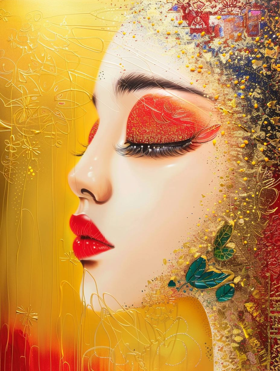 Golden Ethereal Portraiture Series - Image 3