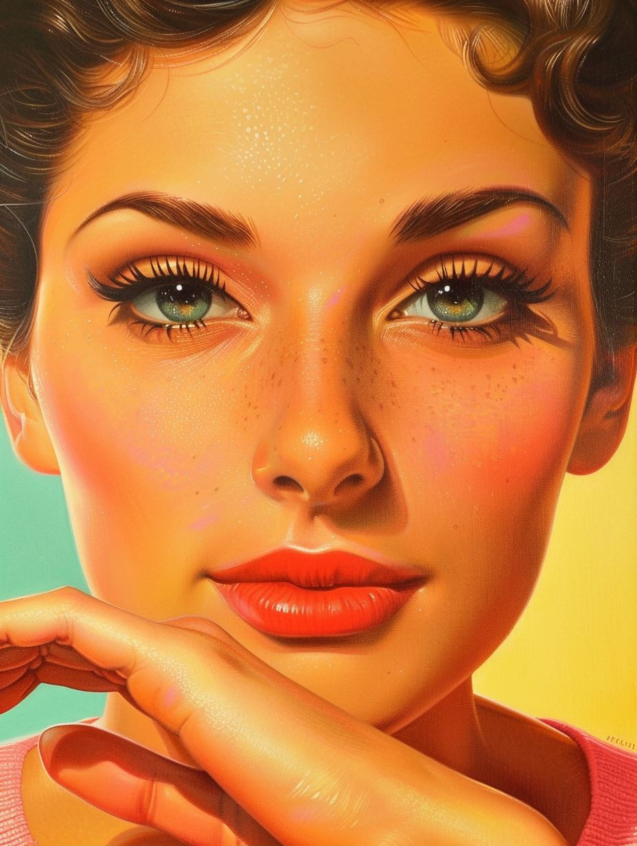Vintage Glamour: The Art of Freckles - Image 1