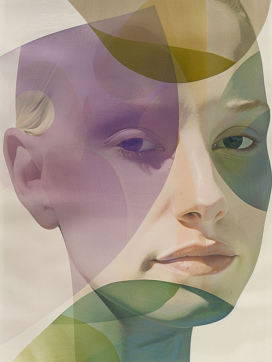Prismatic Portraits: A Study in Layered Identity - Image 2