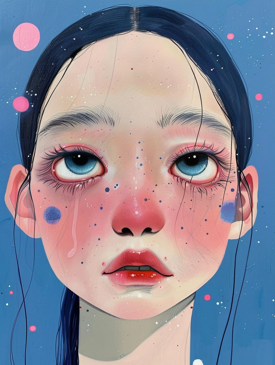 Surreal Pastel Dream Portrait - Image 3