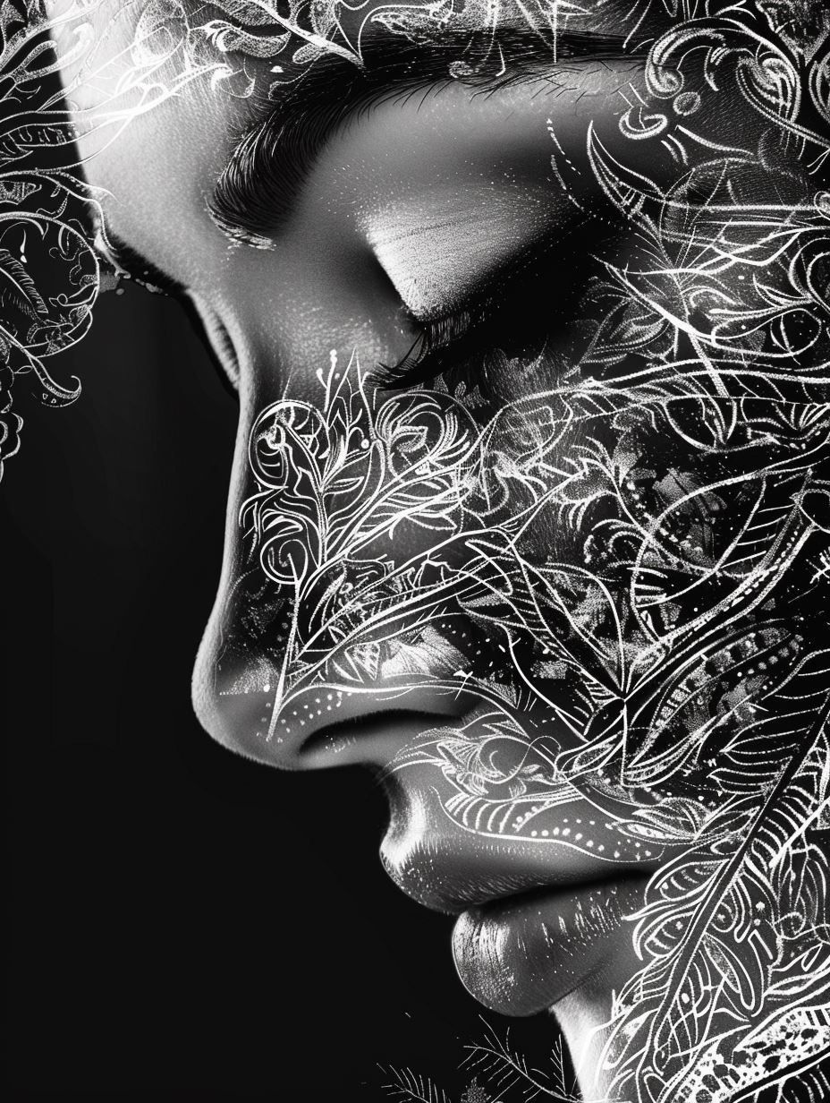 Monochrome Mystic Gaze - Image 2