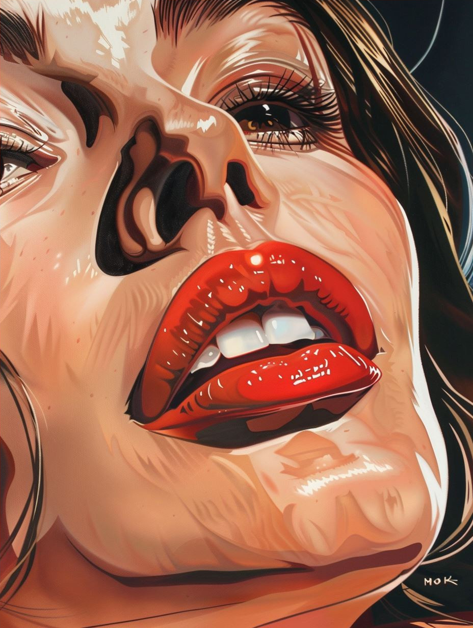 Hyper-Realistic Glossy Portrait Art - Image 4