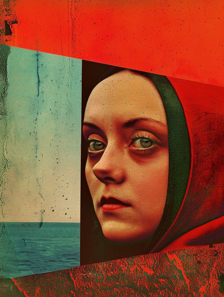 Surrealist Geometric Portrait Study - Image 4