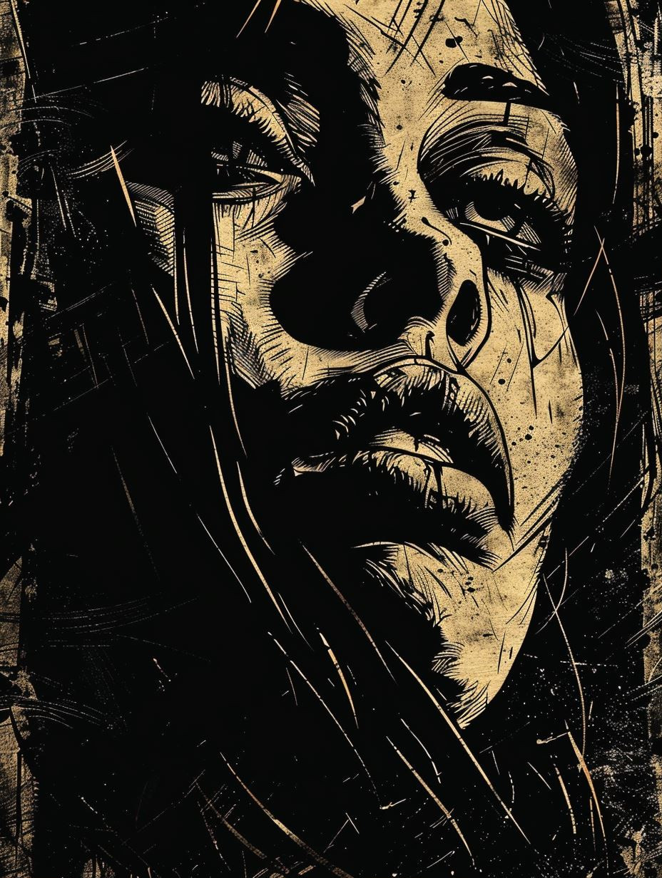 Dark Gothic Portrait Study - Image 1