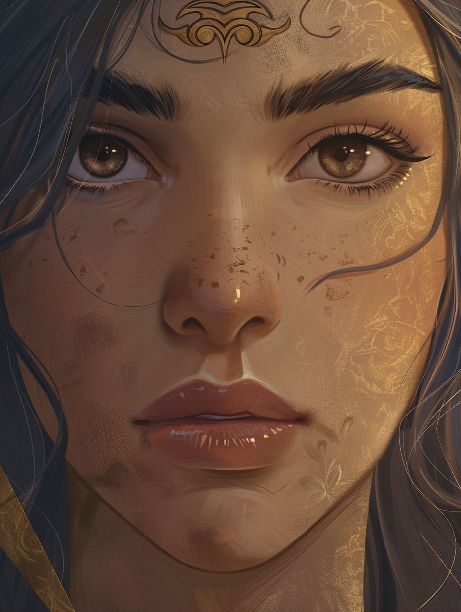 Mystic Gazes: Digital Portraits of Ethereal Beauty - Image 1
