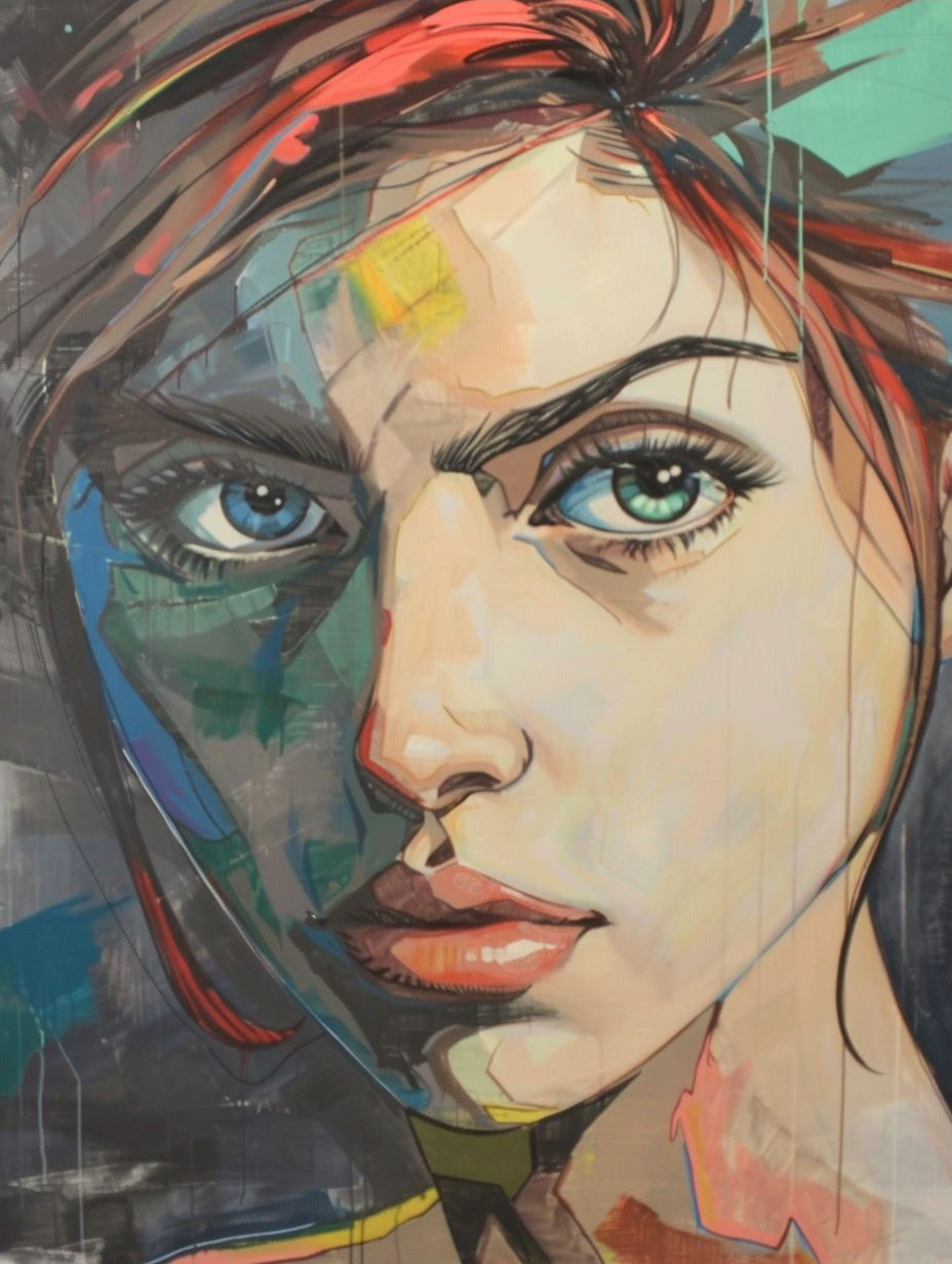 Expressive Female Portrait Studies - Image 3