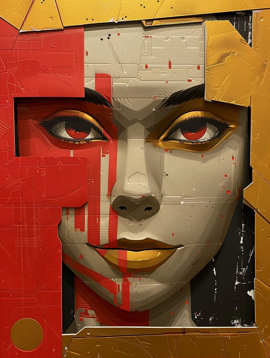 Fragmented Gilded Porcelain Soul - Image 2