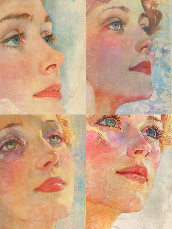 Ethereal Pastel Portraits of a Dreamy Muse