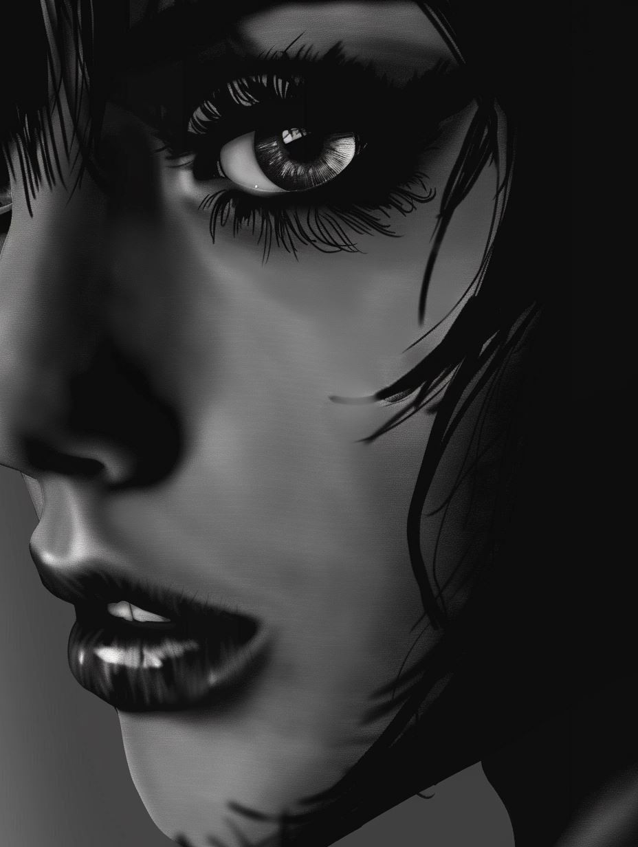 Dark Cinematic Monochrome Portraits - Image 2