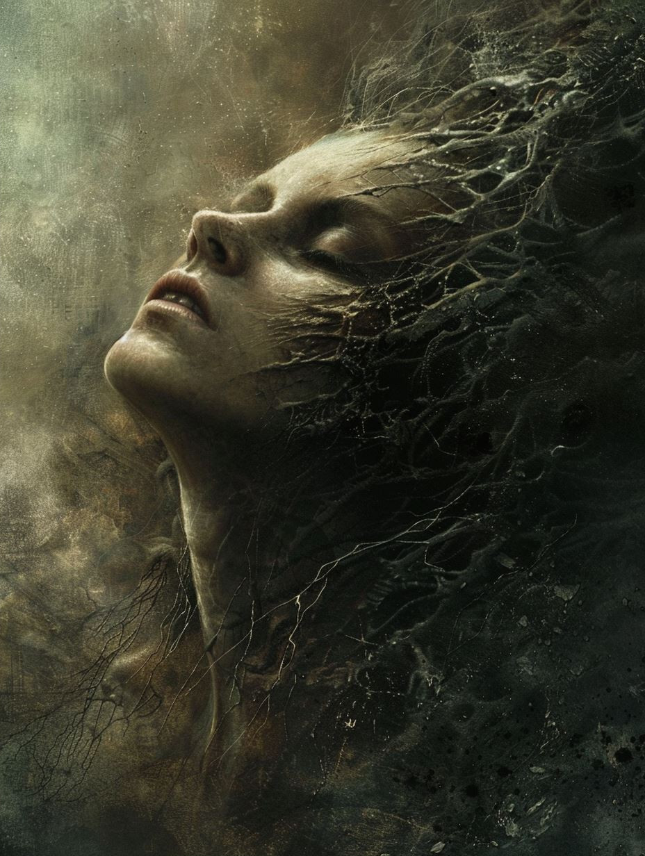 Ethereal Shadows of Tangled Veils - Image 2