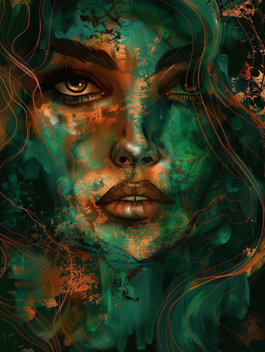 Emerald Soul in Golden Veins - Image 2