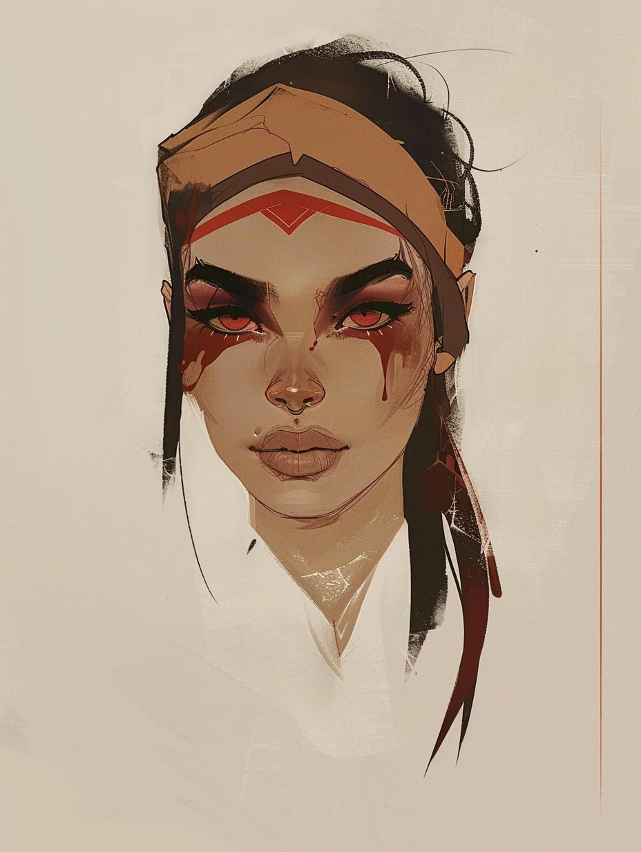 Ethereal Portraits in Earthy Tones - Image 1
