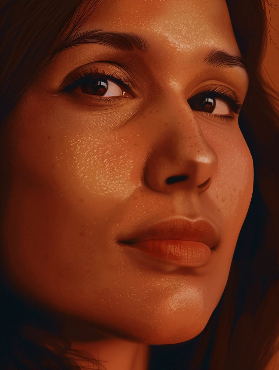 Golden Hour Glow: Four Diverse Portraits - Image 4