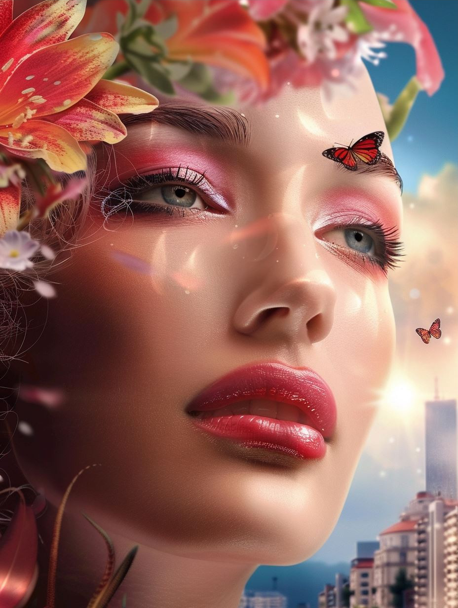 Ethereal Gaze Soft Focus Portrait - Image 3