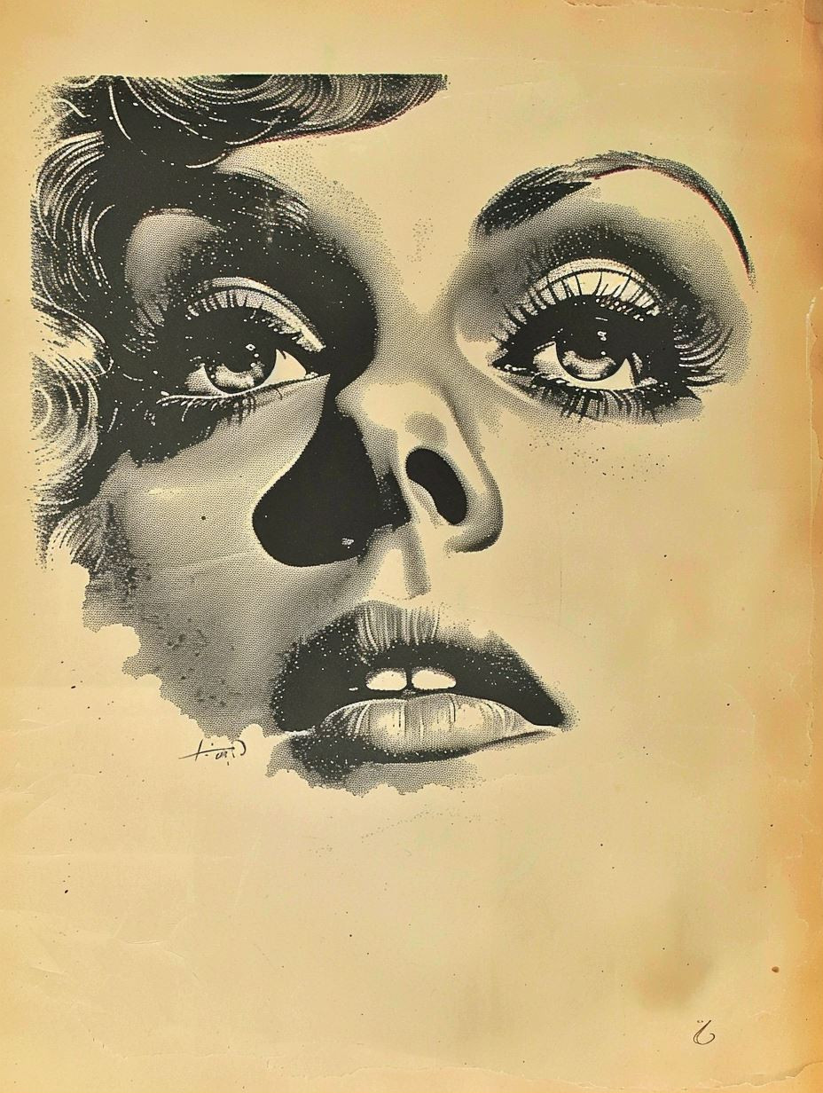 Vintage Glamour: A Study of Mid-Century Beauty - Image 1