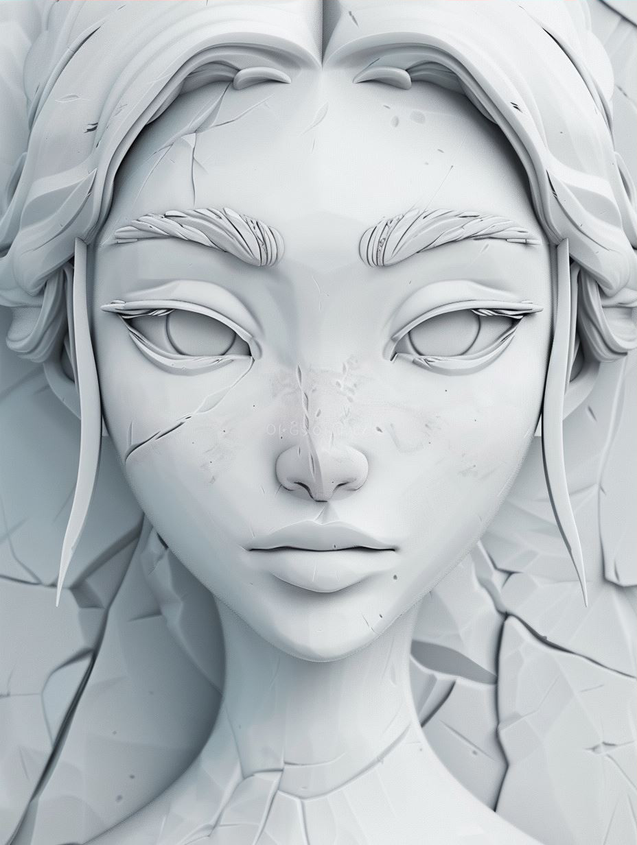 Diverse Digital Portraits of Stylized Women - Image 3