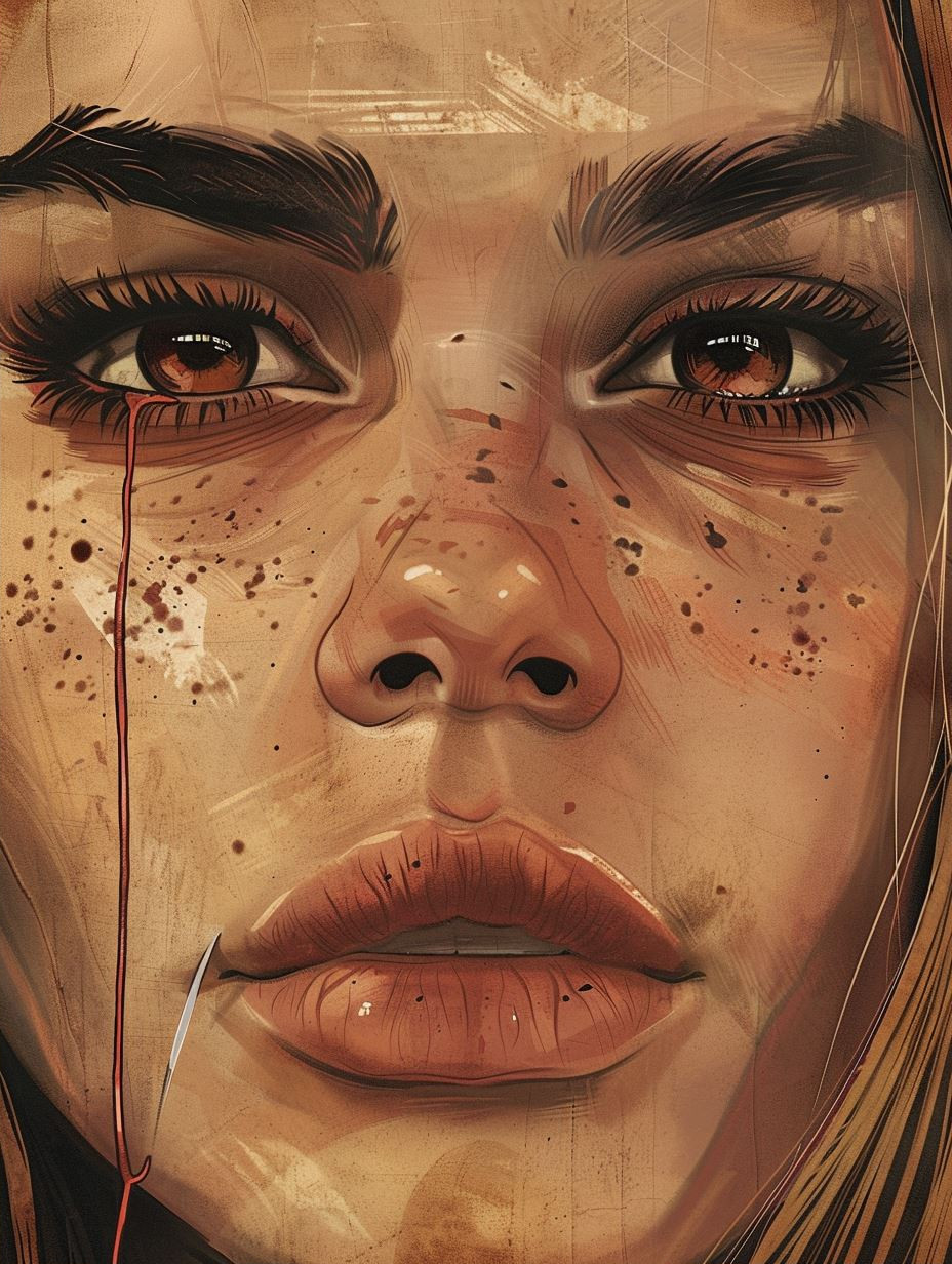 Raw Emotion: Digital Portrait Study - Image 2