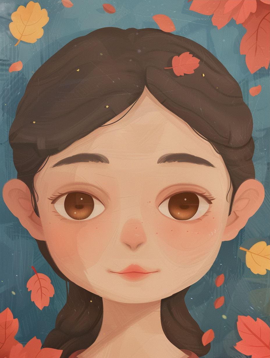 Digital Art Portraits of a Young Girl - Image 3