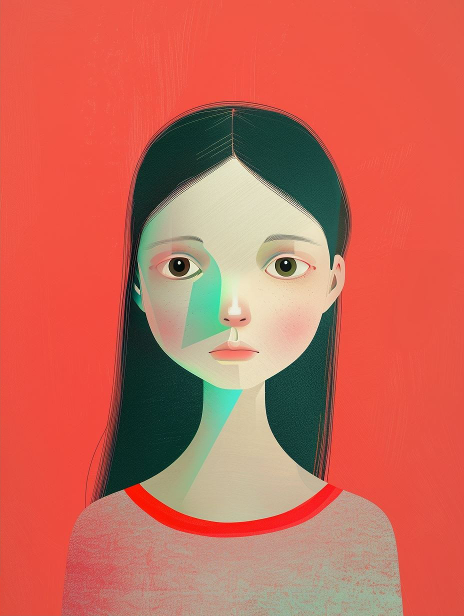 Geometric Portraits in Bold Contrast - Image 2