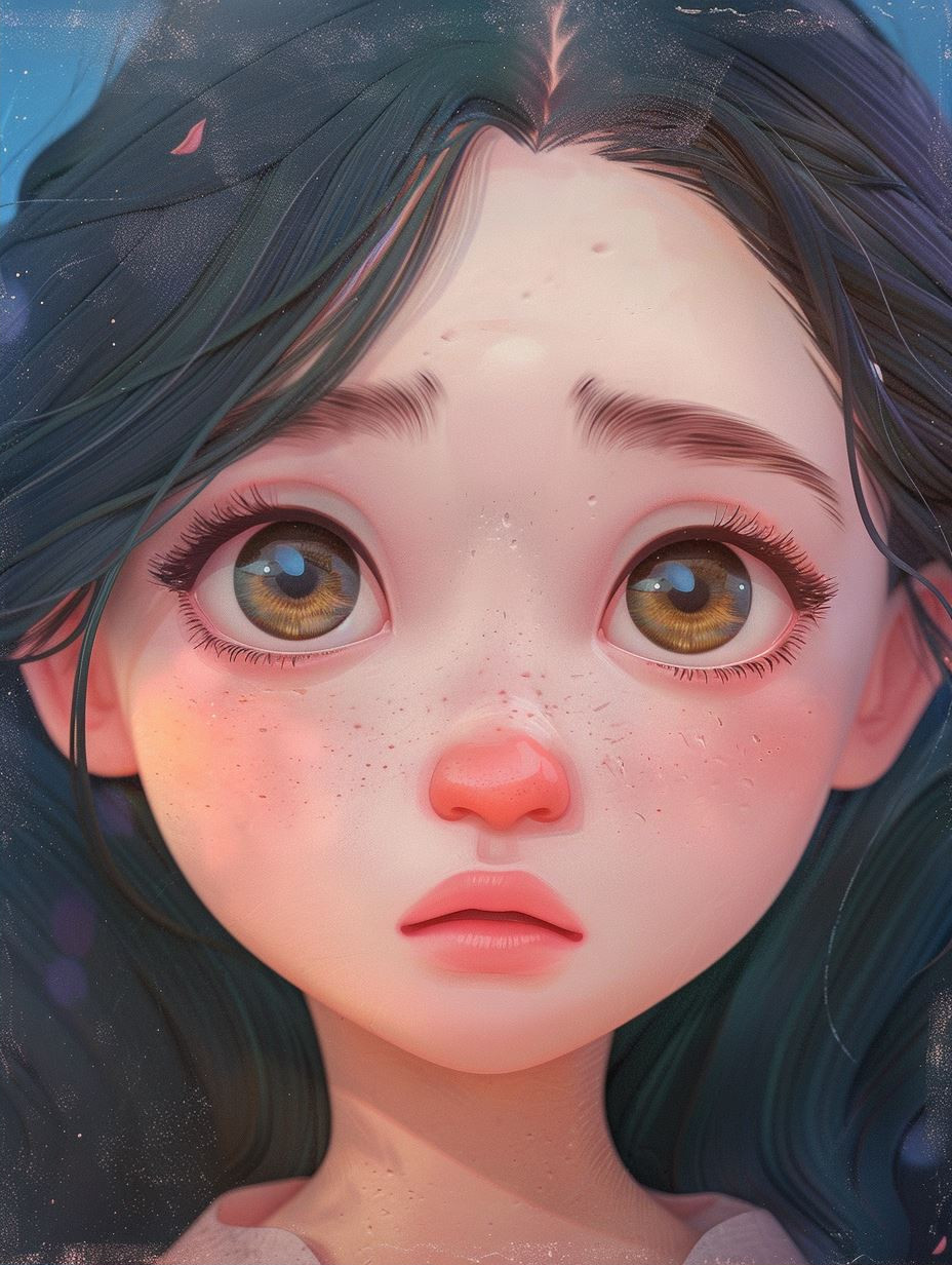 Whimsical Gaze of Innocence - Image 2