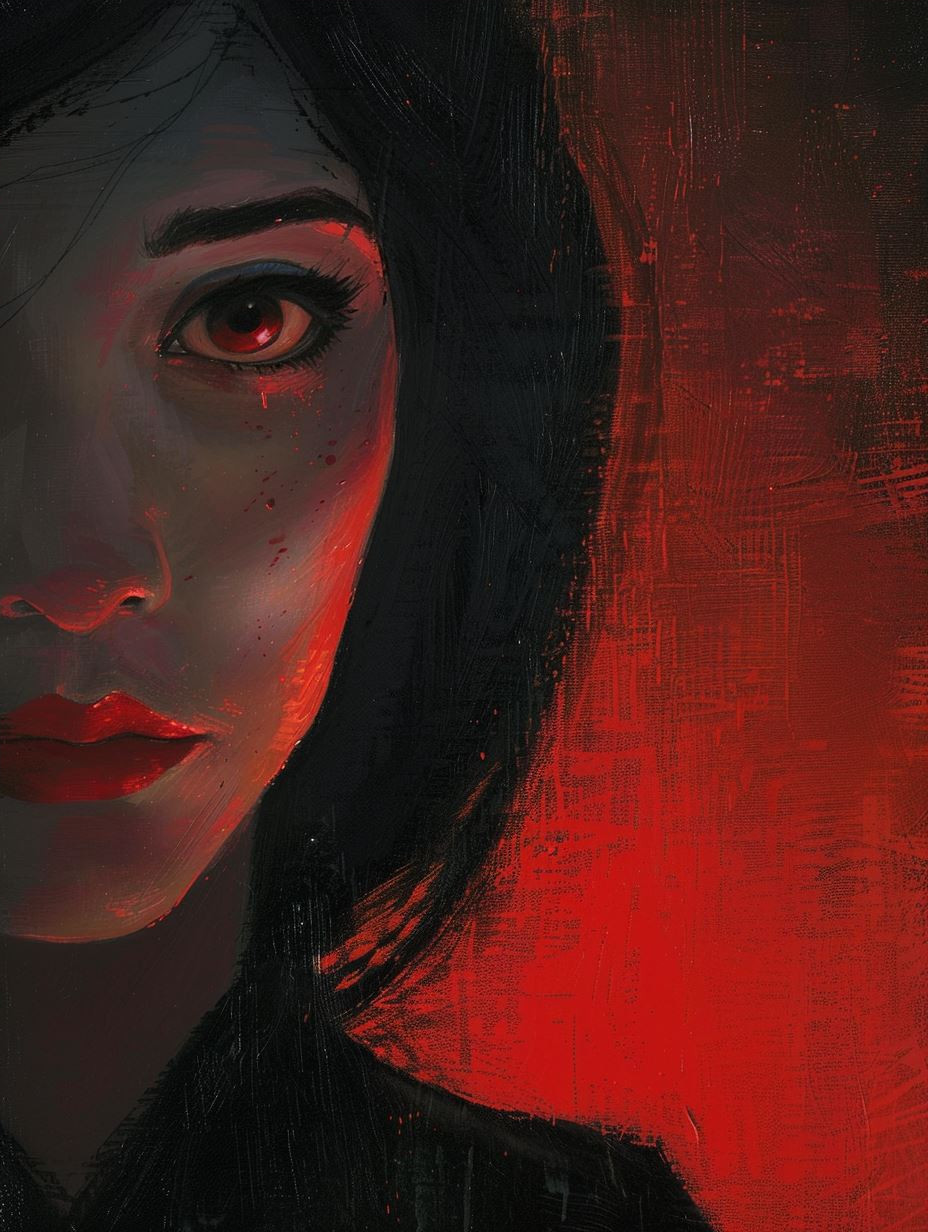 Crimson Shadows in the Rain - Image 4