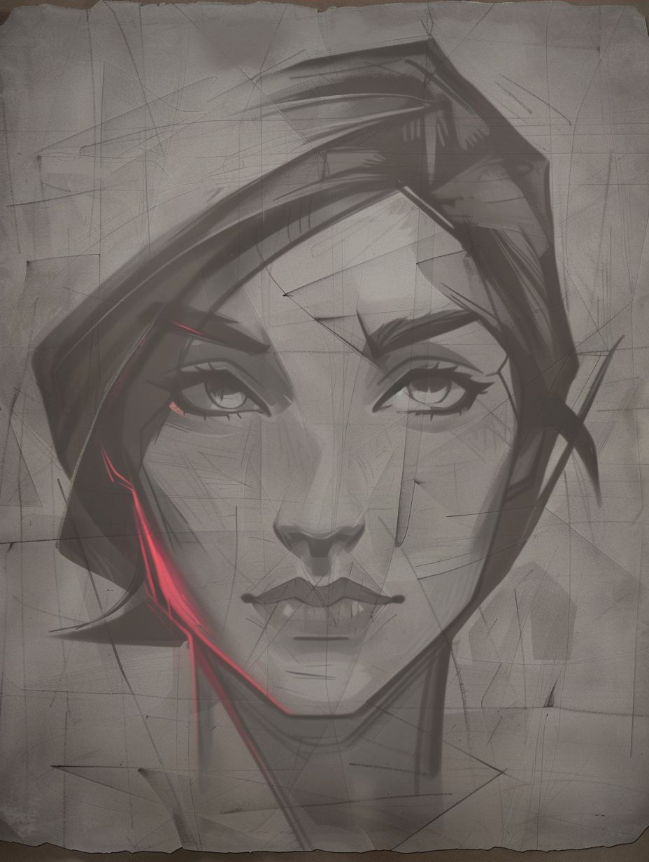 Digital Character Portrait Study - Image 4