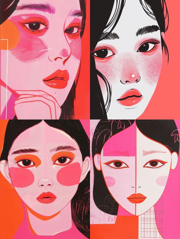 Vibrant Visions of Modern Femininity