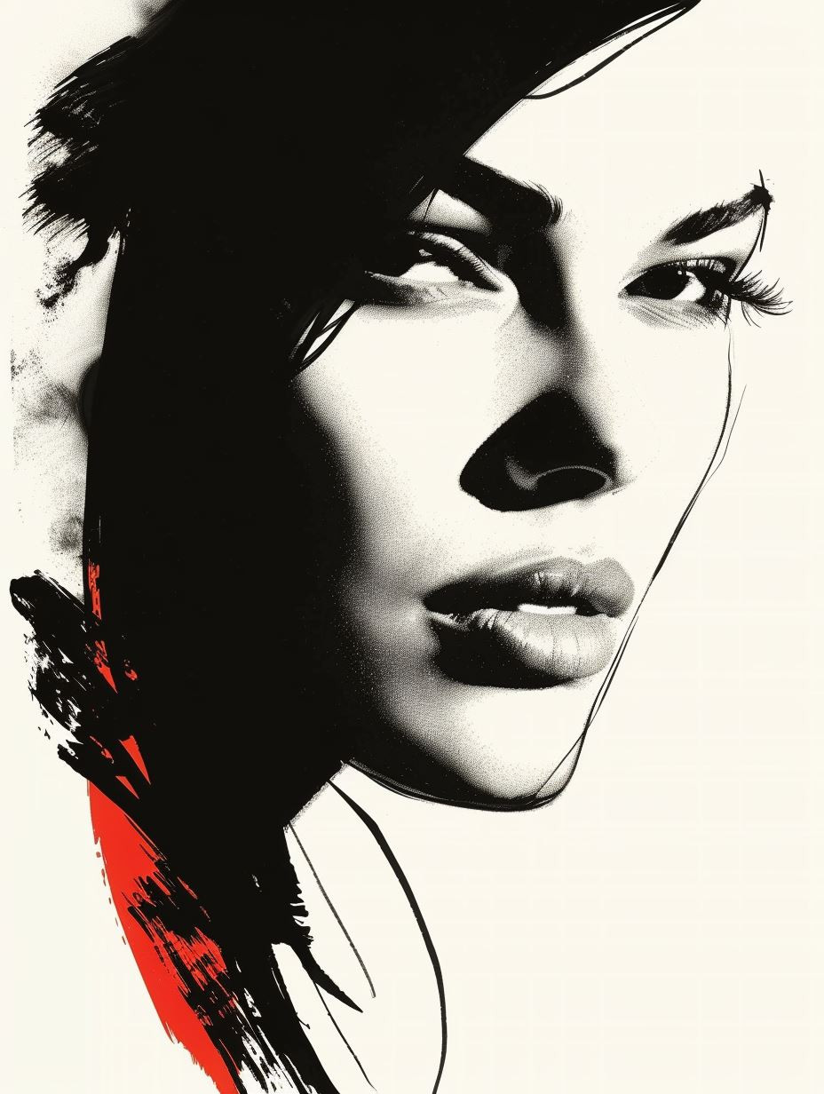 Bold Ink Fashion Portraits - Image 3
