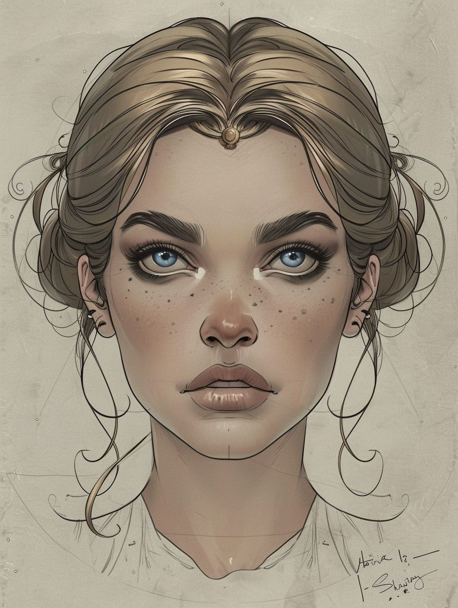 Ethereal Gothic Portrait Studies - Image 1