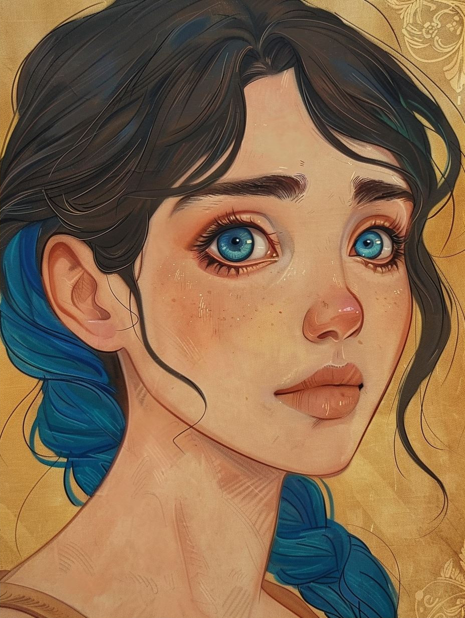 Ethereal Visions of Blue-Eyed Beauties - Image 2