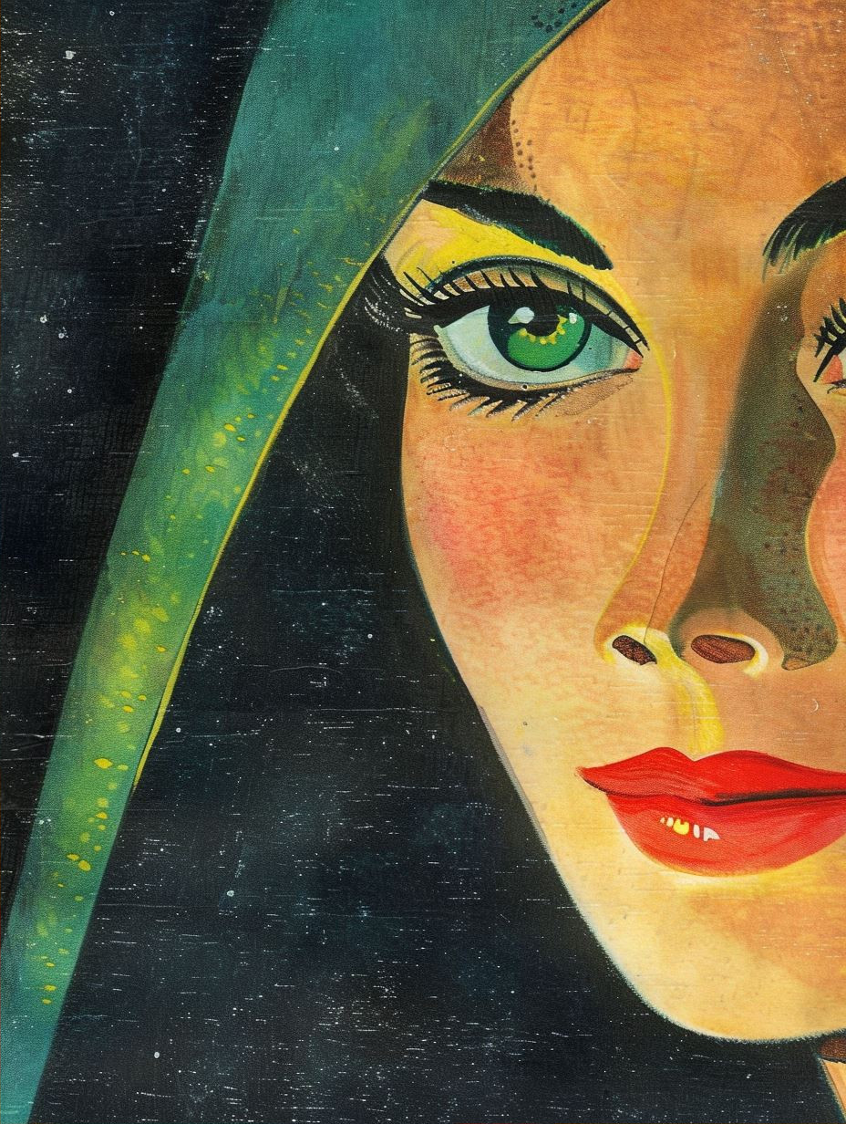 Fragmented Gazes in Vintage Pop Art - Image 2