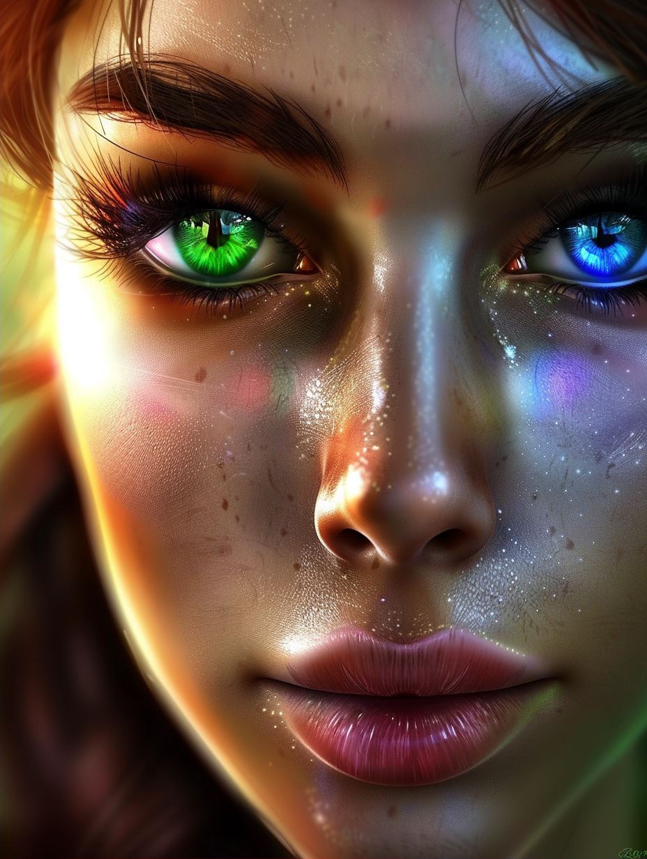 Ethereal Nature Spirit Portrait - Image 2