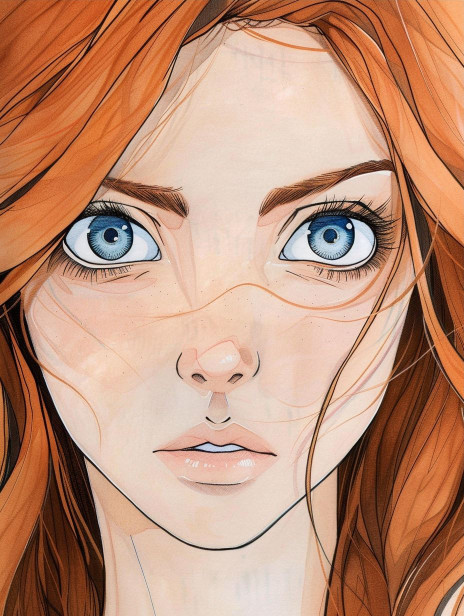 Ethereal Gazes: A Study of Digital Portraits - Image 3