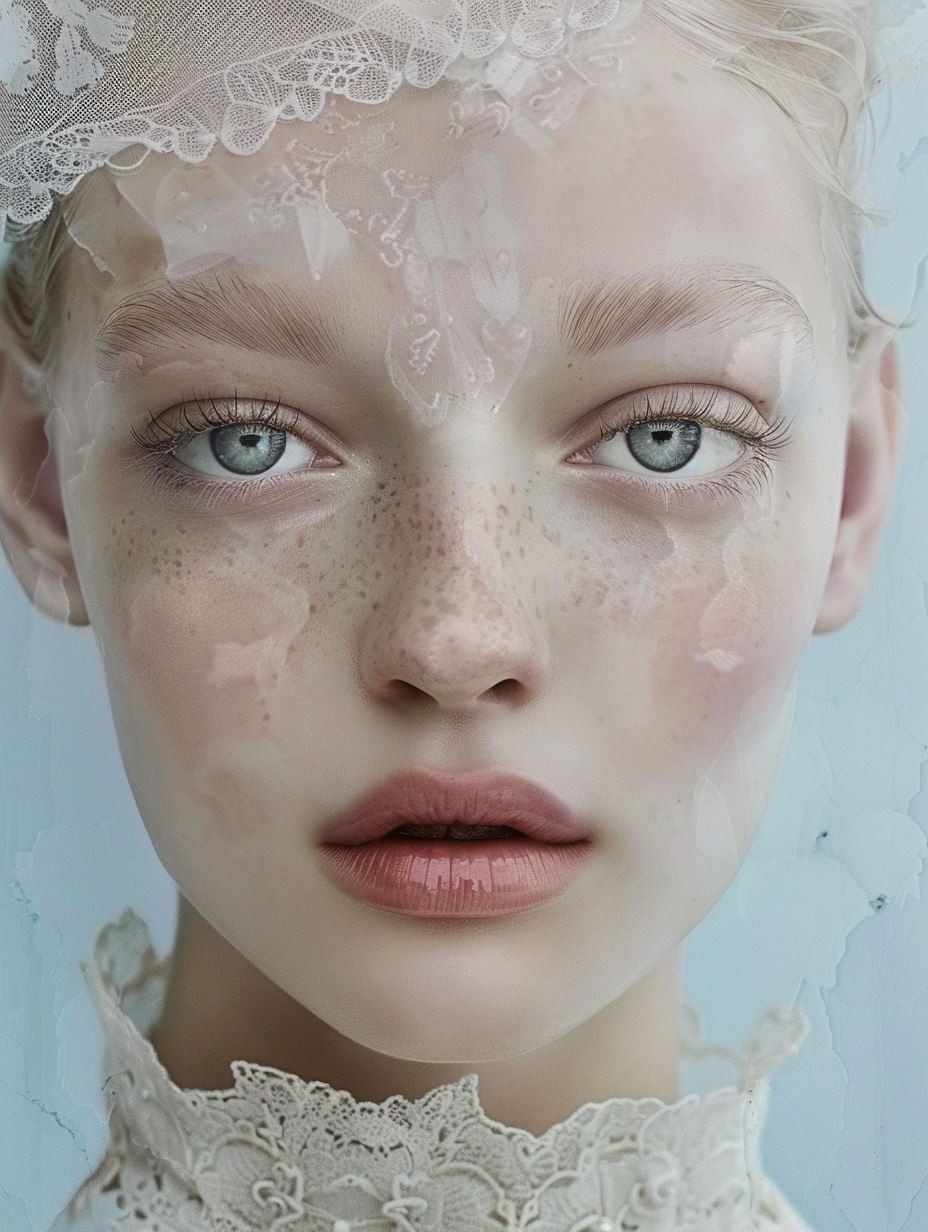 Ethereal Frost and Porcelain Beauty - Image 2