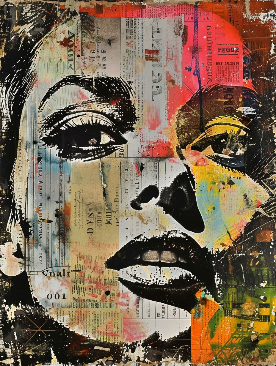 Abstract Urban Portrait Collage - Image 4